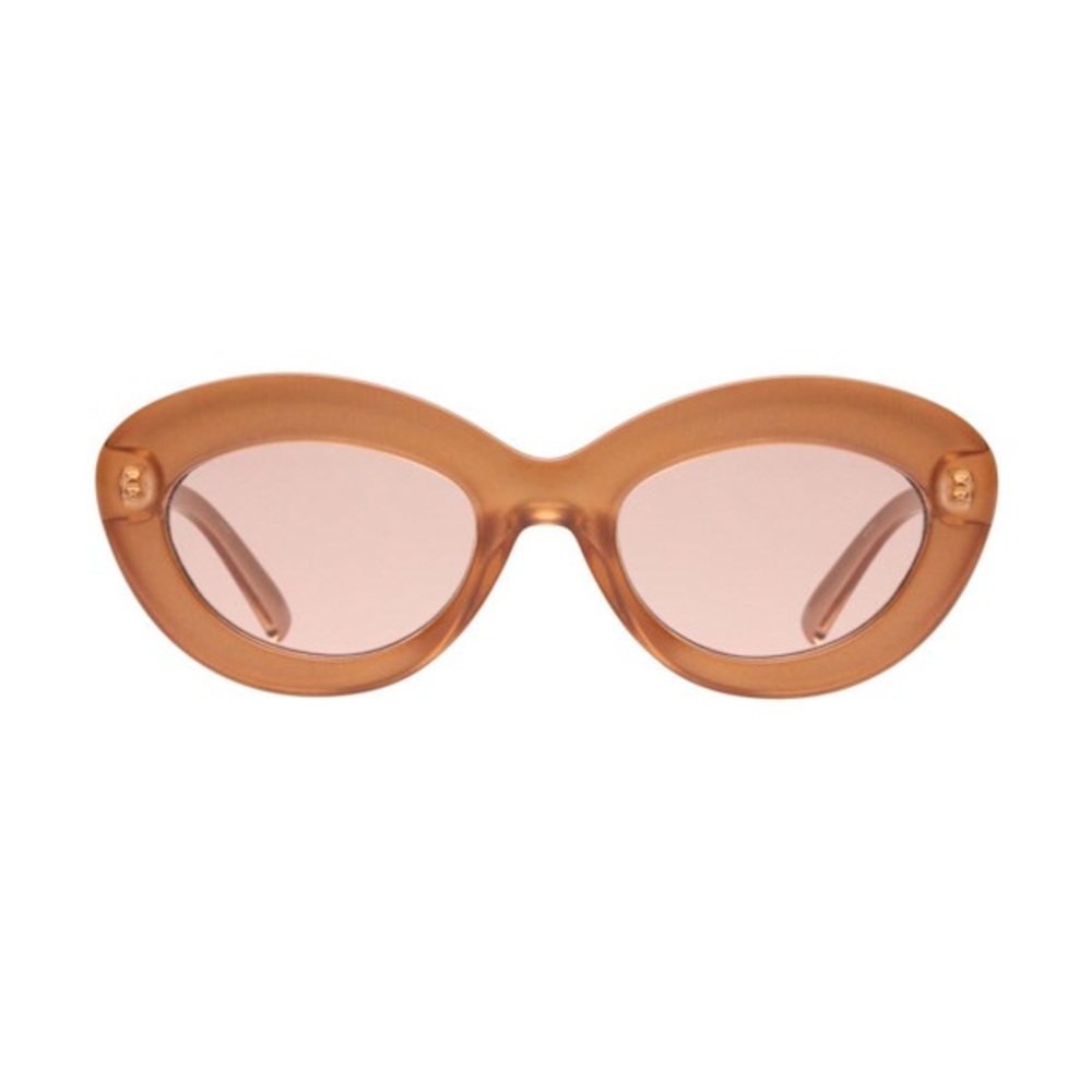 Le Specs Fluxus Gold Shimmer sunglasses